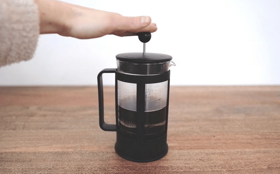 Press Down on the French Press Maker