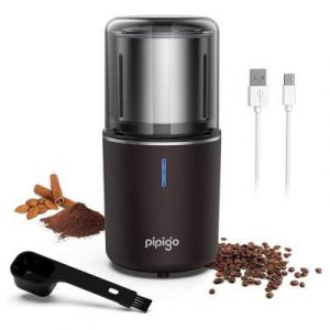 PIPIGO Store Cordless Coffee Grinder Electric Coffee Bean Grinder