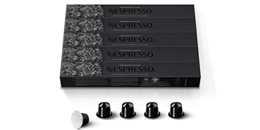 Nespresso Capsules Ristretto Intenso, OriginalLine, Dark Roast Coffee Pods