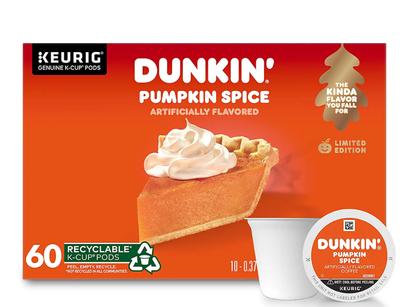  Dunkin' Pumpkin Spice Flavored Coffee