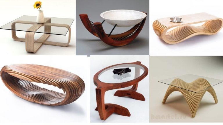 Creative Wooden Coffee Table Design Ideas/ Modern Glass Side Table/ Make Money Making Coffee Table